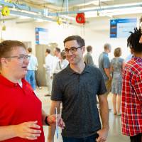 Guests at the Engineering Design Project Preview Event